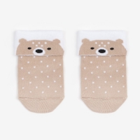 Носки детские с подворотом Крошка Я &laquo;Мишка&raquo;, размер 10-12 см