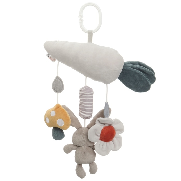 Подвеска - погремушка &laquo;Зайка Бонни&raquo;, пищит, шуршит, на кроватку, коляску, Крошка Я