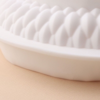 Форма для муссовых десертов и выпечки KONFINETTA «Бронте», силикон, 23×7,5 см, цвет белый Форма для муссовых десертов и выпечки KONFINETTA «Бронте», силикон, 23×7,5 см, цвет белый