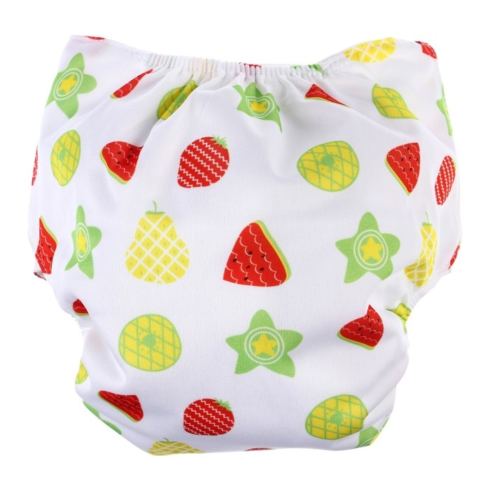 Трусики-подгузник, многоразовый &laquo;Фрукты&raquo;, Крошка Я