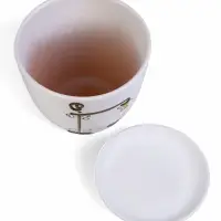 Набор горшков цветочный поддоном 4 шт 0,4 / 1 / 2,5 / 5 л керамика, Вечер