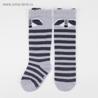 Гольфы Крошка Я &laquo;Енот&raquo; 10-12 см, цвет серый