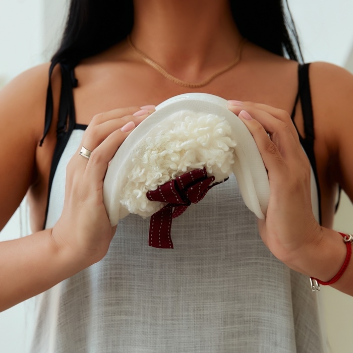 Тапочки женские с открытым носом, размер 36-37, бордовый бант Тапочки женские с открытым носом, размер 36-37, бордовый бант