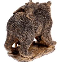 Часы настольные интерьерные, &laquo;Медведи&raquo; на батарейках, 30&times;26&times;17 см, d-7 см