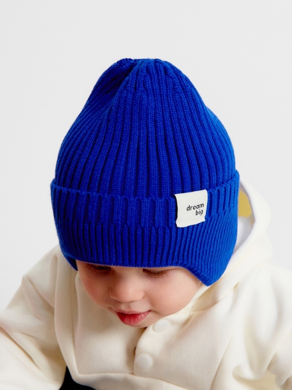 Шапка детская Крошка я р.48-50 синий