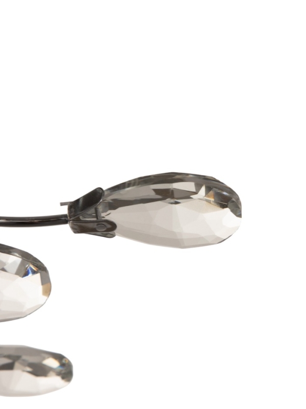 Люстра "Цветы" 3х40Вт Е27 хром 42х42х18см