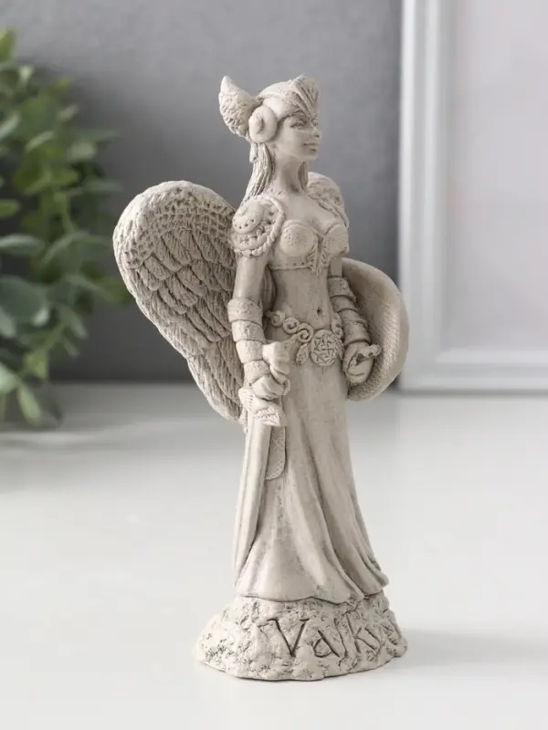 Фигура Бог сканди &laquo;Валькирия&raquo; 14&times;7.5&times;6 см, серая