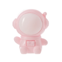 Ночник &laquo;Приветливый космонавт&raquo; 1Вт LED 4000-6000К Розовый 10х9х11,5см