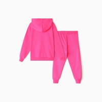 Комплект для девочки (толстовка, брюки) НАЧЕС, цвет фуксия, рост 98 см