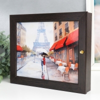 Ключница "Париж" венге  24х29 см