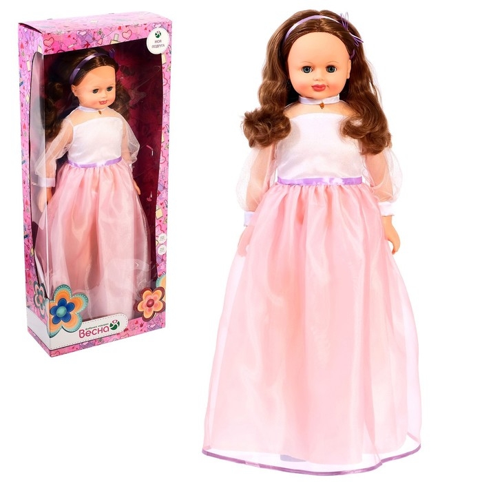Кукла &laquo;Снежана праздничная 3&raquo;, со звуковым устройством, двигается, 83 см, МИКС