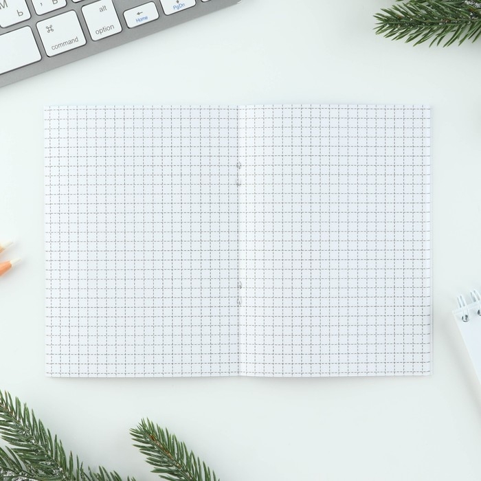 Подарочный набор новогодний &laquo;Волшебный набор&raquo;: блокнот, карандаши, наклейки и значок