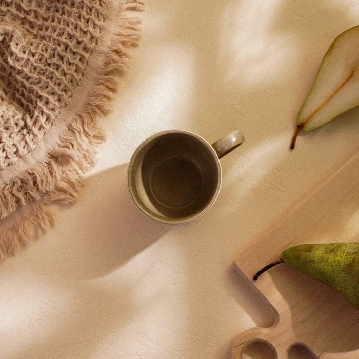 Кружка фарфоровая SL Home &laquo;песчаный бриз&raquo;, 320 мл, цвет бежевый