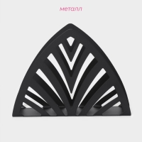 Салфетница Доляна &laquo;Пирамида&raquo;,12,5&times;4&times;9 см, цвет чёрный