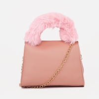 Сумка детская для девочки на магните, цвет розовый