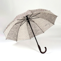 Зонт - трость полуавтоматический &laquo;Леопард&raquo;, эпонж, 10 спиц, R = 50/59 см, D = 118 см, цвет МИКС