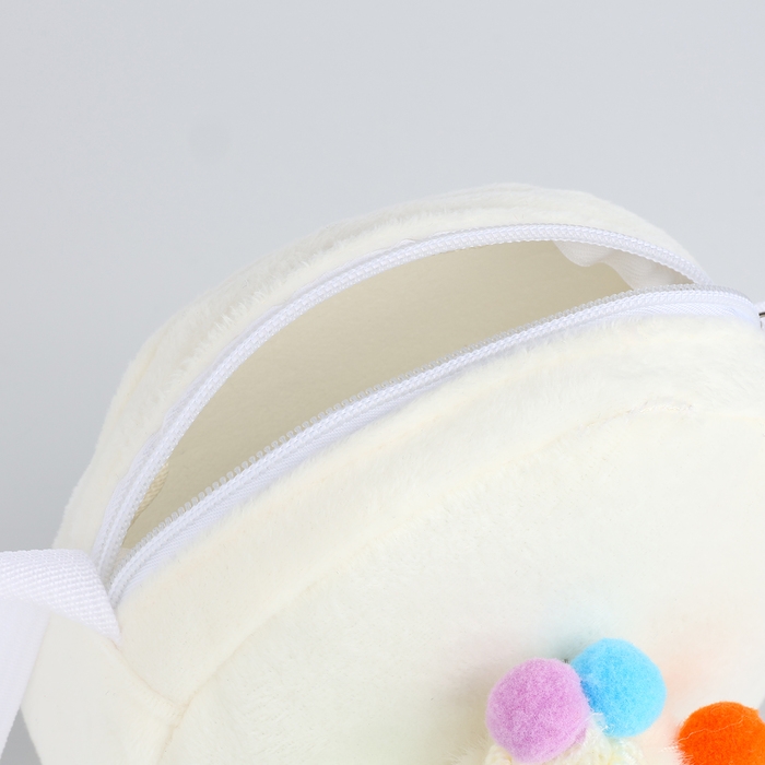 Сумка детская на молнии «Выбражулька», цвет белый Сумка детская на молнии «Выбражулька», цвет белый