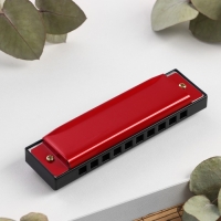 Губная гармошка Bee DF10A Red, 10 отверстий, 20 язычков Губная гармошка Bee DF10A Red, 10 отверстий, 20 язычков