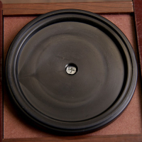 Органайзер 4 секции, серия Орех с кантом темным, вращение 12*12,5см Органайзер 4 секции, серия Орех с кантом темным, вращение 12*12,5см