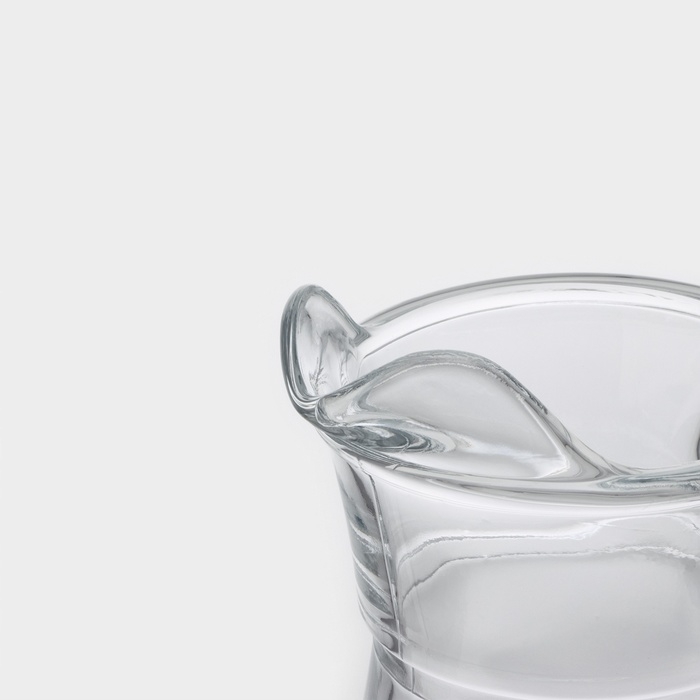 Кувшин Paşabah&ccedil;e Bistro, 1 л, стекло, белая крышка, прозрачный