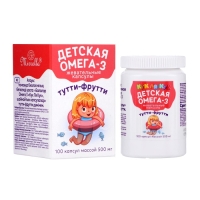 Омега-3 детская &laquo;Кук Ля Кук&raquo; со вкусом тутти-фрутти, 100 капсул