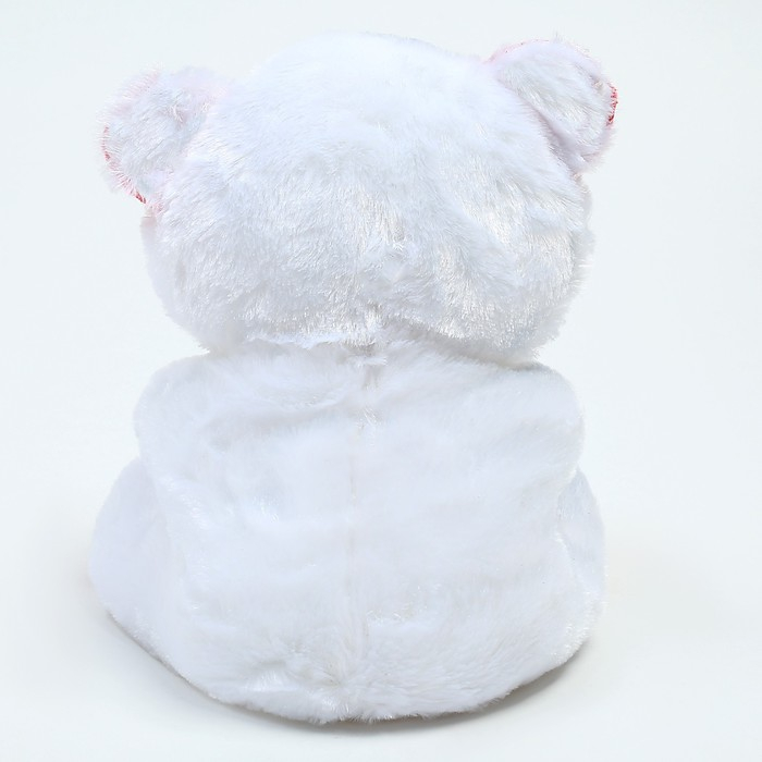 Мягкая игрушка &laquo;Я тебя люблю&raquo;, мишка с сердечком, сердца, 17 см