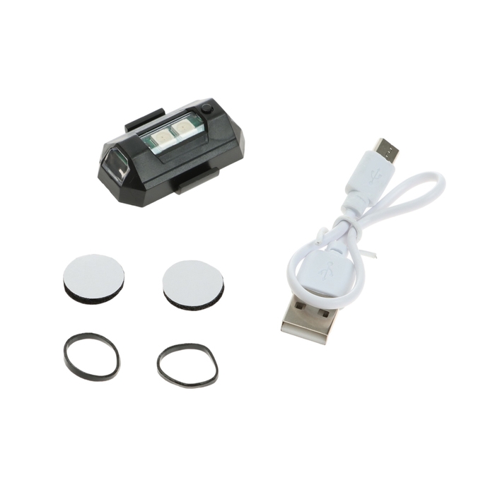 Стробоскоп светодиодный RGB 7, 90 мАч, 4&times;2,8&times;1,5 см, магнитный