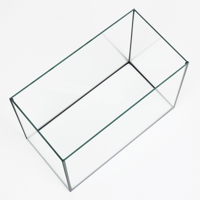 Аквариум Аквариум "Прямоугольный" с крышкой, 20 литров, 36 х 19 х 29/34 см, чёрный