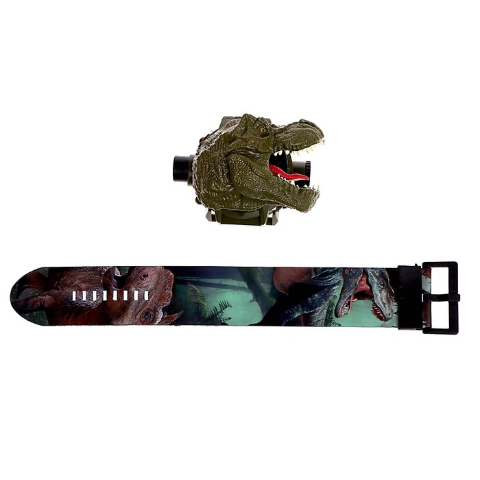 Часы-проектор &laquo;Эра динозавров&raquo;, свет