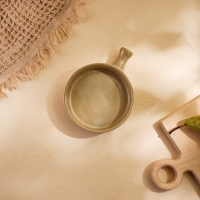 Кокотница фарфоровая SL Home &laquo;Песчаный бриз&raquo;, 17&times;13,3 см, цвет бежевый