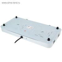 Плитка электрическая Luazon LHP-003, 2 конфорки, 2000 Вт, нагреватель спираль, белая Плитка электрическая Luazon LHP-003, 2 конфорки, 2000 Вт, нагреватель спираль, белая