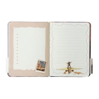 Записная книжка подарочная, А6, 96 листов, цветной блок, с хлястиком, обложка пвх, "Стихия неба", МИКС