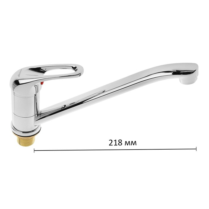 Смеситель для кухни Accoona A4160, однорычажный, латунь, хром Смеситель для кухни Accoona A4160, однорычажный, латунь, хром