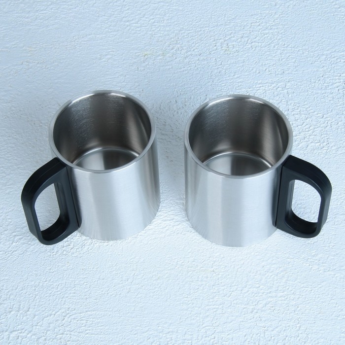 Набор &laquo;Листья&raquo;: термос 500 мл, кружка 2 шт