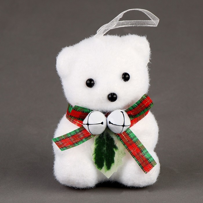 Игрушка из пенопласта &laquo;Мишка&raquo; с колокольчиком, 10 см