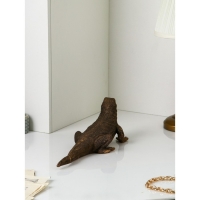 Фигура &laquo;Варан&raquo;, полистоун, 14 см, цвет золото