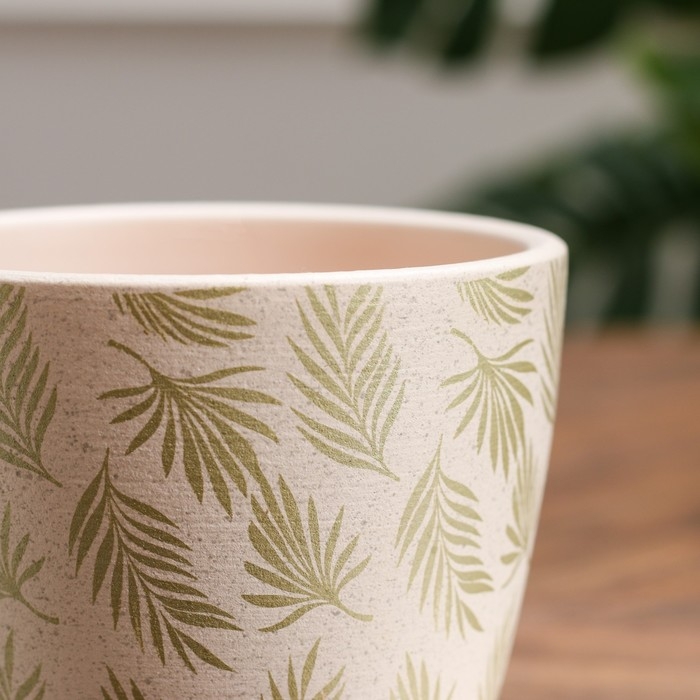 Горшок цветочный "Пальма" золото крокус №1 0,7 л