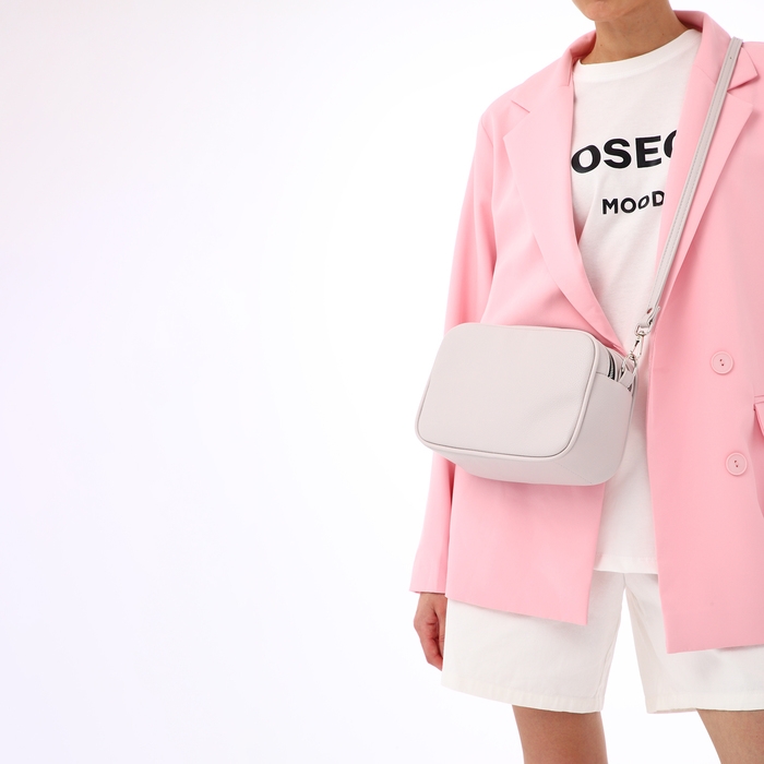 Сумка женская через плечо TEXTURA, маленький размер, цвет бежевый