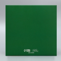 Коробка складная на 4 капкейка с окном &laquo;С Новым годом&raquo;, 16 х 16 х 10 см, Новый год