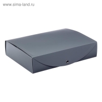 Короб архивный на кнопке А4 Calligrata, 70 мм, 800 мкм, разборный, серый Короб архивный на кнопке А4 Calligrata, 70 мм, 800 мкм, разборный, серый