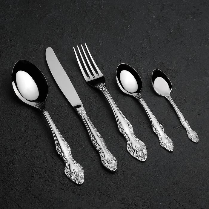 Набор столовых приборов &laquo;Тройка&raquo;, 30 предметов, декоративная коробка