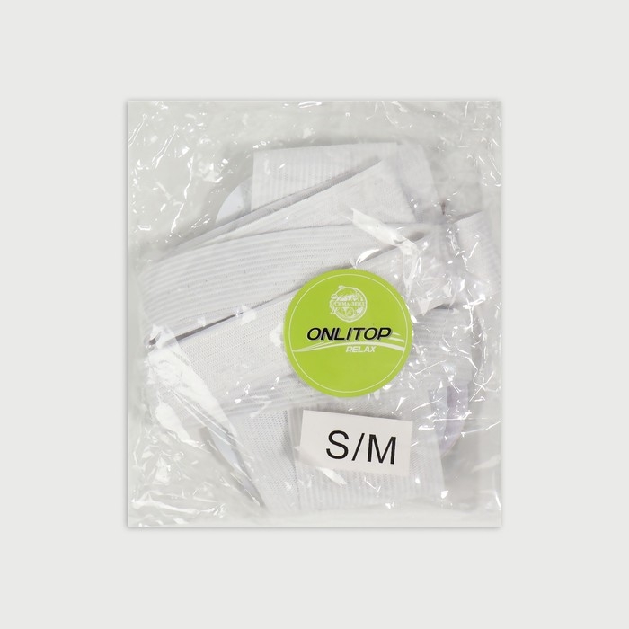 Массажёр - фиксатор для осанки, на липучках, размер S-M, цвет белый