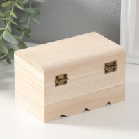 Шкатулка дерево под роспись 7,5х7,5х12 см