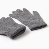 Перчатки мужские, цвет тёмно-серый, размер 22 Перчатки мужские, цвет тёмно-серый, размер 22