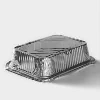 Набор форм из фольги для запекания и выпечки Доляна, 2 л, 25,7&times;19&times;6,5 см, 2 шт