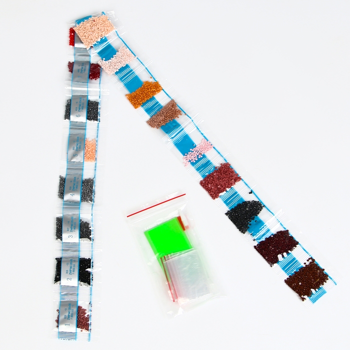 Алмазная мозаика с частичным заполнением на холсте &laquo;Красный цветок&raquo;, 20 х 30 см