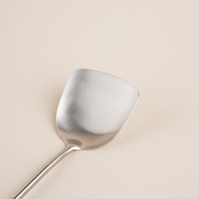 Лопатка из нержавеющей стали SL Home, &laquo;Рустик&raquo;, 39&times;10 см, цвет серебряный