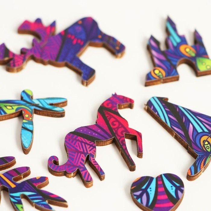 Пазл деревянный фигурный &laquo;Сказочная сова&raquo;, 87 элементов