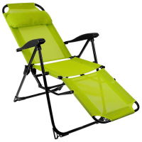 Кресло - шезлонг Nika, 82 x 59 x 116 см, принт лимонами