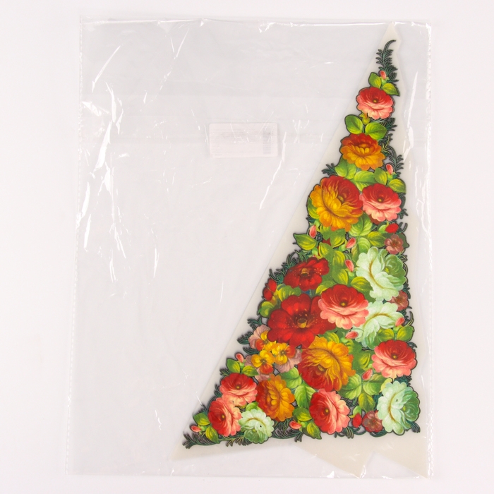 Термотрансфер &laquo;Жостово&raquo; уголок правый, набор 10 шт.